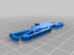 Snowmobile Keychain