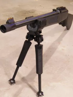 spiked extending rifle bipod