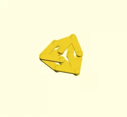 Star hinge fidget toy