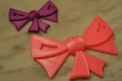 Stylized Bow Ornament - Designed by a five year old!