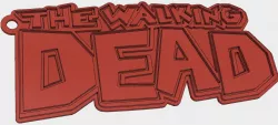The Walking Dead Comic Book Key Chain