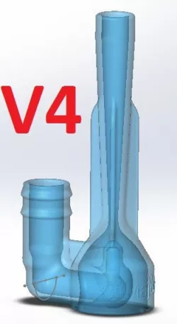 Water venturi pump V4 (ejector, eductor)
