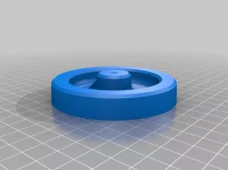 Wheel casting pattern