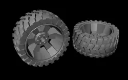 Wheel for 3mm skewer
