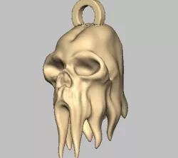 wookie skull car charm