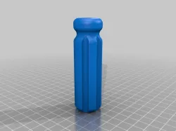 1/4" inch screwdriver handle for 3" long bits.