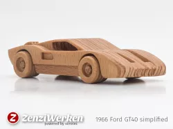 1966 Ford GT40  simplified cnc/laser