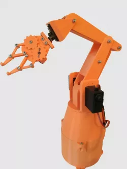 3D printed 5-axis Robot Arm (Servo Driven)