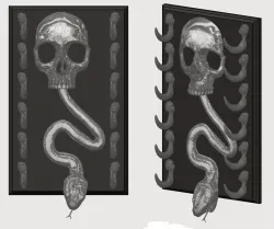 6 Tier Death Eater Wand Holder Versions 1 and 2 and 3!