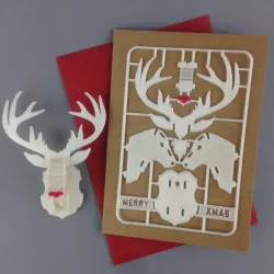 Christmas Reindeer Card Kit