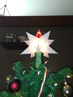 Christmas star tree mount