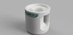 Clay coffee cup (Version 2)
