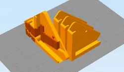 [CR-10] IKEA Lots Mirror and 4mm Cork Insulation Holder with Cable Relief