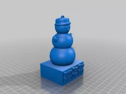 Customizable Dancing Snowman