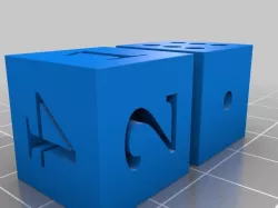 D6 Dual Extrusion Dice