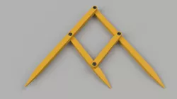 Fibonacci Golden Section Gauge Ruler Compass