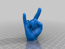Finger horns christmas tree decoration