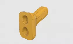 Fridge magnet towel hook