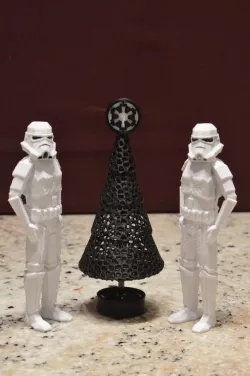 Hybrid Voronoi Christmas Tree - Deathstar Issue