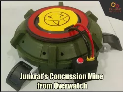 Junkrat's Concussion Mine from Overwatch