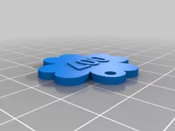 Key ring _ cloverleaf