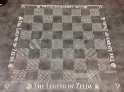Laser Etched Legend of Zelda Chess Board
