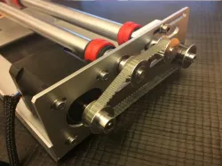 Laser rotary axis
