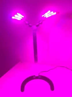 Led ball and socket (grow) lamp