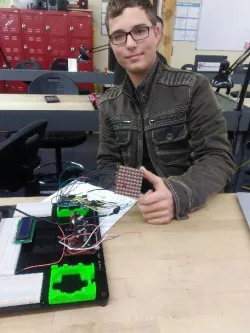 LED display reader for 3dx