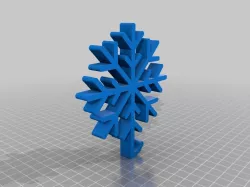 Loblolly - December 2017 - 3D Printable Snowflake Ornament