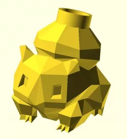 Low-Poly Bulbasaur Christmas Light