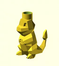 Low-Poly Charmander Christmas Light