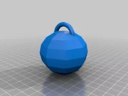 Low-Poly Christmas Bauble