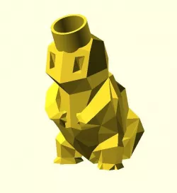 Low-Poly Squirtle Christmas Light