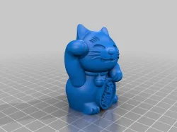 Money cat with holes