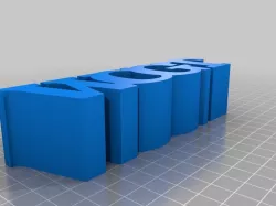 My Customized 4 letters in a row