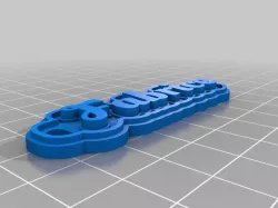 My Customized Multiline Tag or Keychain