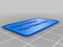 My Customized Simple Customize Name Tag