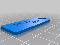 My Customized Simple  Key Tag
