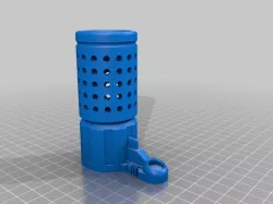 Nerf Rapidstrike Muzzle Battery Case Lock