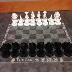 Ocarina of Time Zelda Chess Set