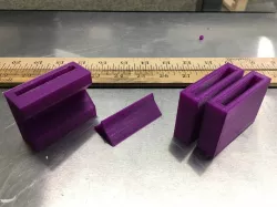 Parts to make a balance from 2 meter sticks