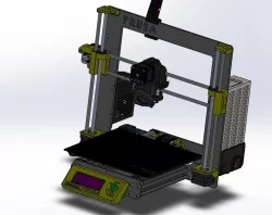 Prusa i3 MK3 SolidWorks Assembly (with STEP)