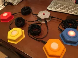 Quiz / Arcade Button buzzer WITH LED