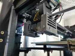 RAISE3D nozzle and  work cooling duct