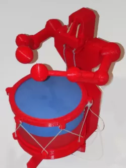 Robot toy drum