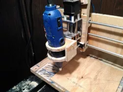 Rotary tool/Dremel CNC bracket 