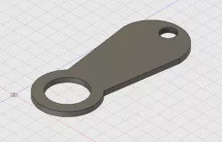 Shopping cart token keychain