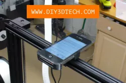 Smartphone Vibration Sensor Mount for 20 x 20 Marker Rail!