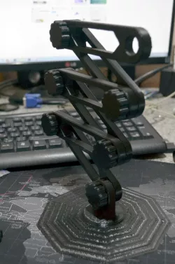 Stand&Hook for "Articulating, Wall-Mounted, Magnetic Phone Mount"